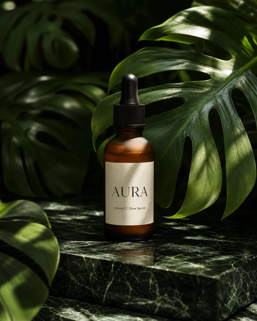 AI ads for skincare brands example made with Logicive